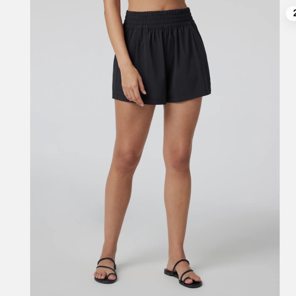 Vuori Villa Shorts Women’s Athletic Running Gym Stretch XXS Black